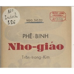 Phê bình Nho giáo Trần Trọng Kim